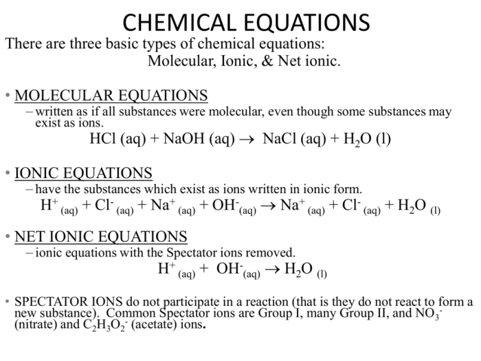 Net ionic equations pogil answer key