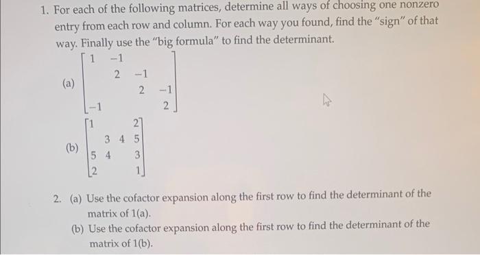 Describe the possible echelon forms of a nonzero 22 matrix.