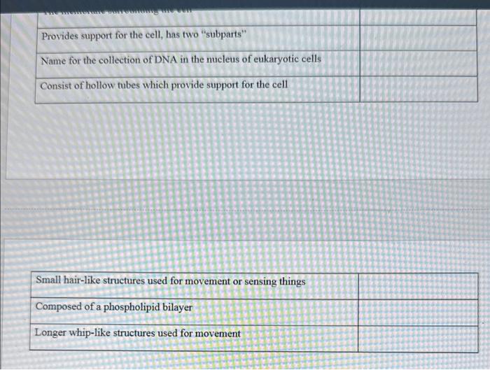 Provide support for the cell has two subparts