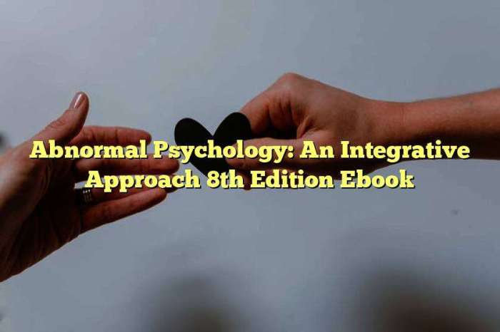 Abnormal psychology an integrative approach 8th edition pdf free